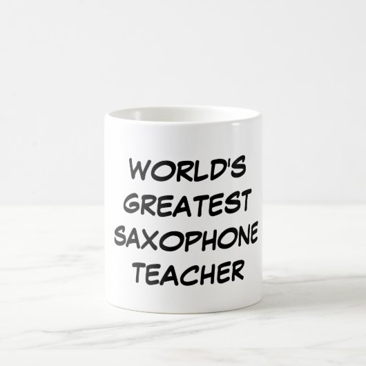 Tasse du plus grand "professeur du saxophone du (Centre)