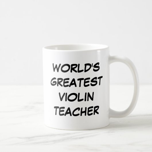 Tasse du plus grand "professeur du violon du (Droite)