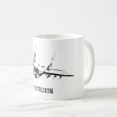 Tasse du point d'appui MiG29 (Devant droit)