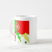 Tasse du Portugal du football (Devant gauche)