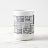 tasse du slogan 12-Step (Centre)