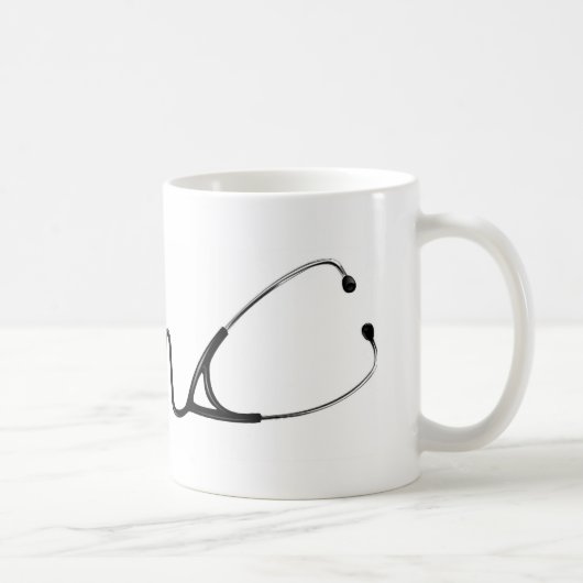 Tasse du stéthoscope ECG (Droite)