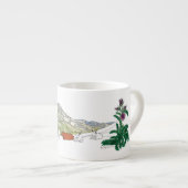 Tasse du sud de café express de thème de l'Italie (Devant droit)