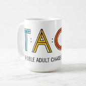 tasse du TACO 15oz - blanc (Devant gauche)