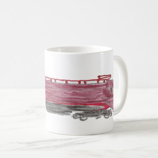 Tasse du train à réaction (Devant droit)