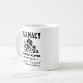 Tasse du travail de technicien de pharmacie (Devant gauche)