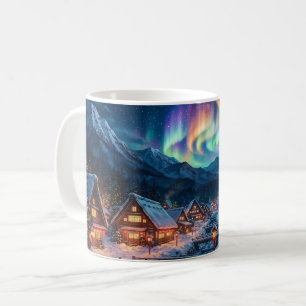 Tasse du village d'hiver d'Aurora
