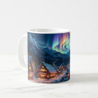 Tasse du village d'hiver d'Aurora