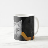 Tasse du visage de chat (Devant droit)