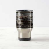 TASSE DU VOYAGE DE FRET DU CAMIONNEUR BLANC DE (Centre)