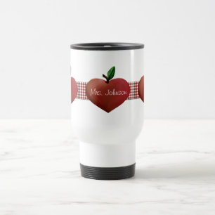 Tasse du voyage du professeur de pommes de pays