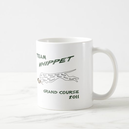 Tasse du whippet 2011 d'équipe (Droite)