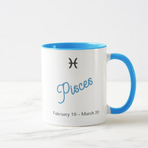 Tasse du zodiaque Poissons – Tasse à café Astrolog