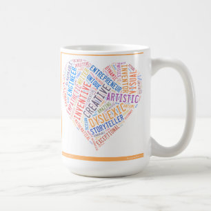 Tasse dyslexique créative