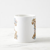 Tasse 'E' Lettre Baroque pour une Princesse du Caf (Centre)