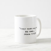 Tasse E & R anglican, logo avec écriture (Devant droit)