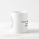 Tasse E & R anglican, logo avec écriture (Centre)