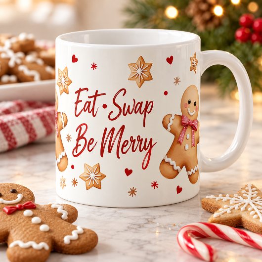 Tasse Échange de biscuits au gingembre Mangez Écha