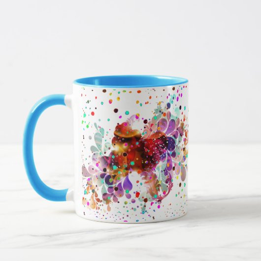 Tasse Éclaboussure de Couleur Sauvage (Gauche)