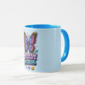 Tasse Éclaboussure de Couleur Vibrante (Devant droit)