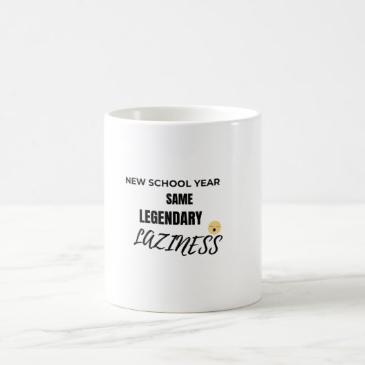 Tasse École Émoticône Mignonne (Centre)