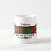 Tasse écossaise de crête et de tartan de Coleman (Centre)