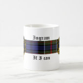 Tasse écossaise de crête et de tartan d'Ingram (Centre)