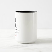 Tasse Écouter Ignorer Oublier, Cadeau de Café Sarc (Centre)