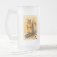 Tasse Écureuil Aquarelle – Cadeau de joli animal d