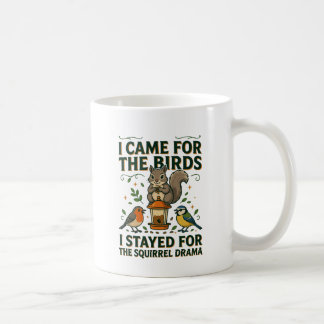 Tasse Écureuil Drôle pour les Amateurs d'Oiseaux