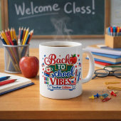 Tasse Édition Enseignant Vibes Retour à l'école