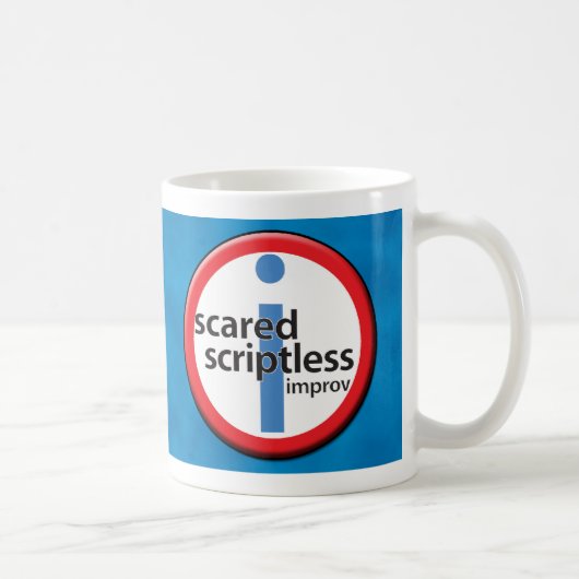 Tasse effrayée de Scriptless - votre nom ici ! (Droite)