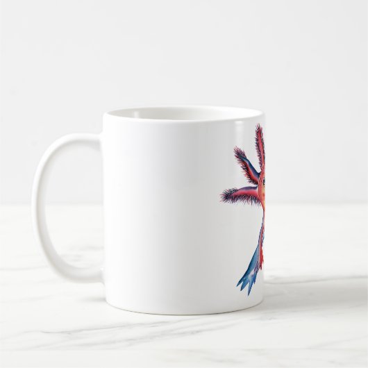 Tasse effrontée de conception d'Axolotl (Gauche)
