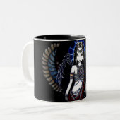 Tasse égyptienne angélique de déesse de Nefertari (Devant gauche)