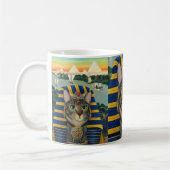 Tasse égyptienne d'art de filasse de Bastet Egypte (Gauche)