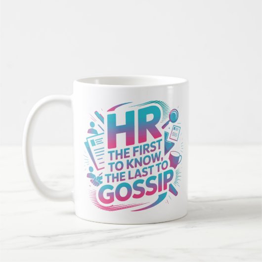 Tasse élégante avec citation RH pour professionnel (Gauche)
