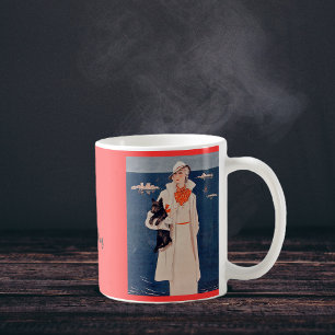 Tasse Elegante Dame Amour Mon Chien Scotty