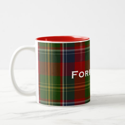 Tasse élégante de plaid de tartan de Forrester de (Gauche)