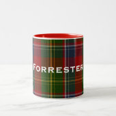 Tasse élégante de plaid de tartan de Forrester de (Centre)