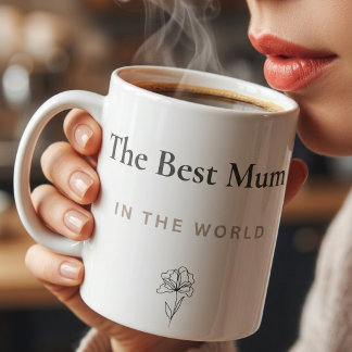 Tasse élégante pour la fête des Mères | Tasse flor