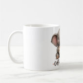Tasse Éléphant Amateur de Café (Gauche)