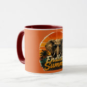 Tasse Éléphant Endless Summer Rouge (Devant gauche)