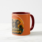 Tasse Éléphant Endless Summer Rouge (Devant droit)