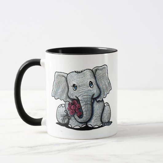 Tasse éléphant KiniArt (Gauche)