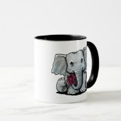 Tasse éléphant KiniArt (Devant droit)