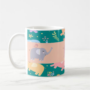 Tasse Éléphant Pastel