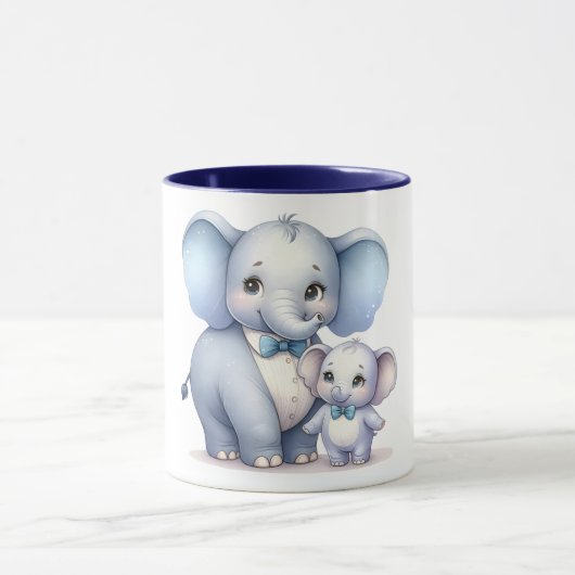 Tasse éléphant Père et Fils (Centre)