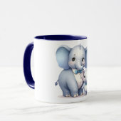 Tasse éléphant Père et Fils (Devant gauche)