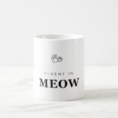 Tasse empreinte de patte amateur de chat drôle cou (Centre)