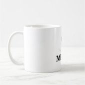 Tasse empreinte de patte amateur de chat drôle cou (Gauche)